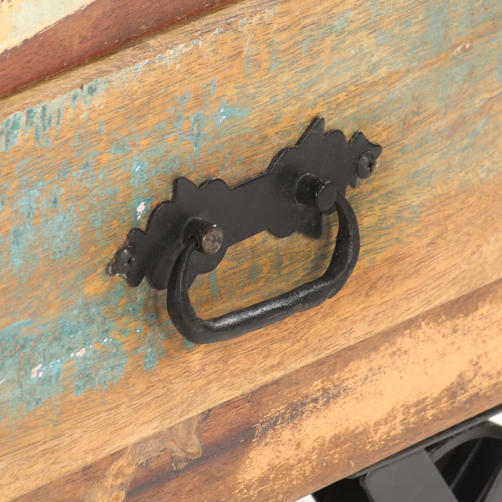 Skänk Trä 80x30x70 cm massivt återvunnet trä