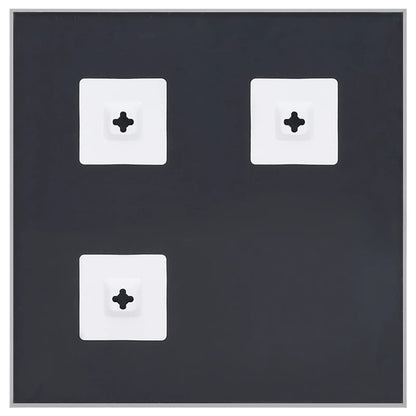 Väggspegel silver 70x70 cm