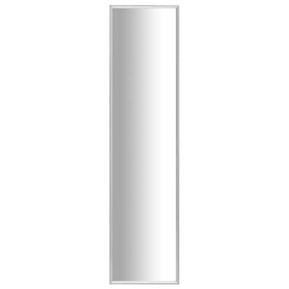 Väggspegel silver 120x30 cm