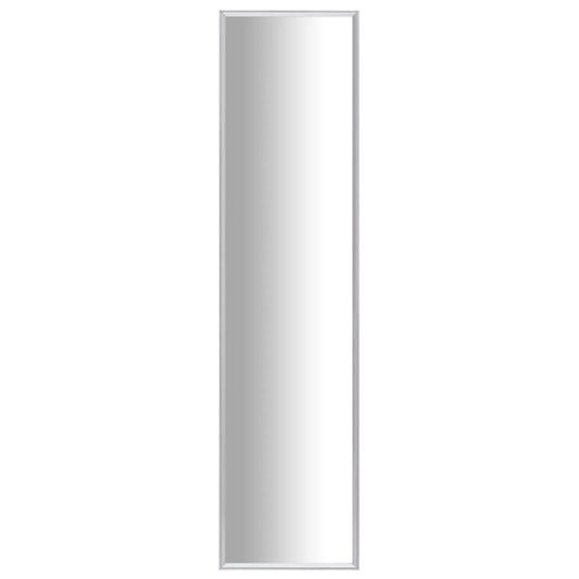 Väggspegel silver 120x30 cm