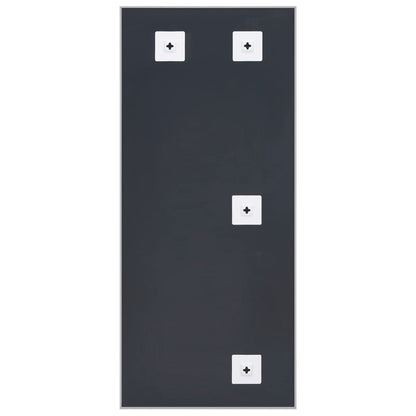 Väggspegel silver 140x60 cm