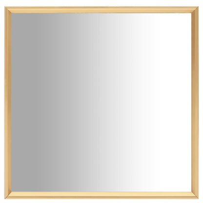 Väggspegel guld 70x70 cm