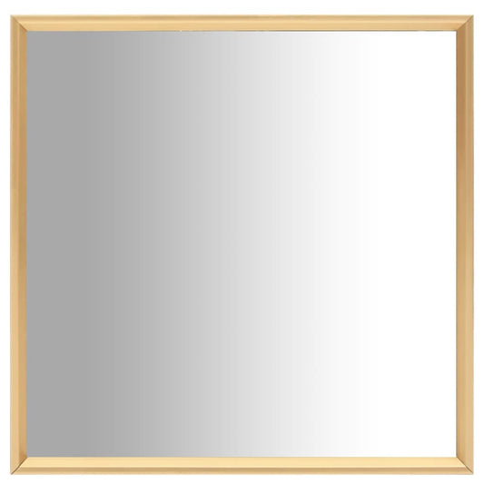 Väggspegel guld 70x70 cm