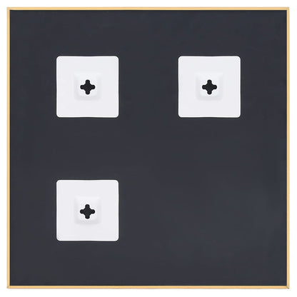Väggspegel guld 70x70 cm