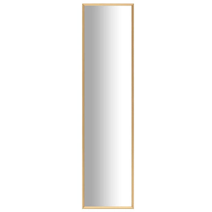 Väggspegel guld 120x30 cm