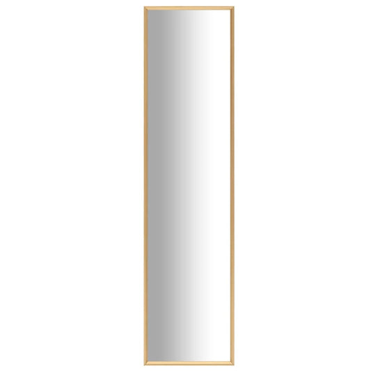Väggspegel guld 120x30 cm