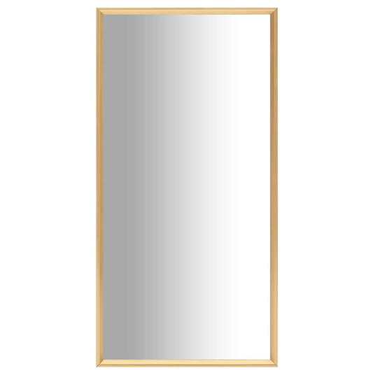 Väggspegel guld 120x60 cm