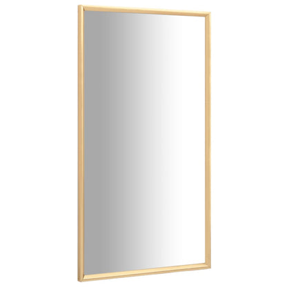 Väggspegel guld 120x60 cm