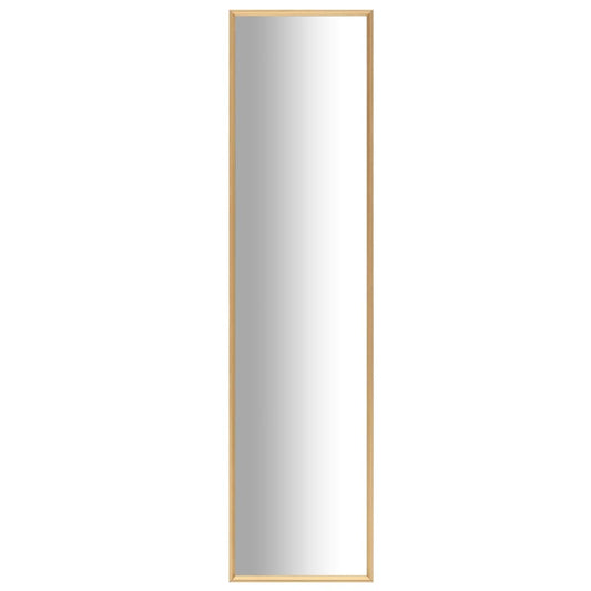 Väggspegel guld 140x40 cm