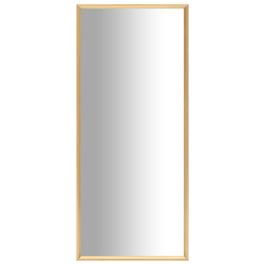 Väggspegel guld 140x60 cm
