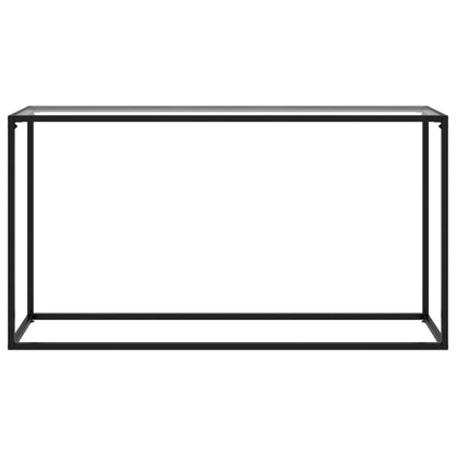 Avlastningsbord Konsollbord DIV. transparent 140x35x75 cm härdat glas