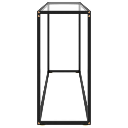 Avlastningsbord Konsollbord DIV. transparent 140x35x75 cm härdat glas