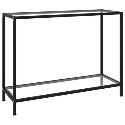 Avlastningsbord Konsollbord DIV. transparent 100x35x75 cm härdat glas