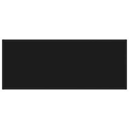 TV-Möbel Svart TV-Bänk med glas 100x40x40 cm