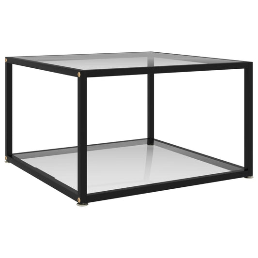 Soffbord DIV. transparent 60x60x35 cm härdat glas