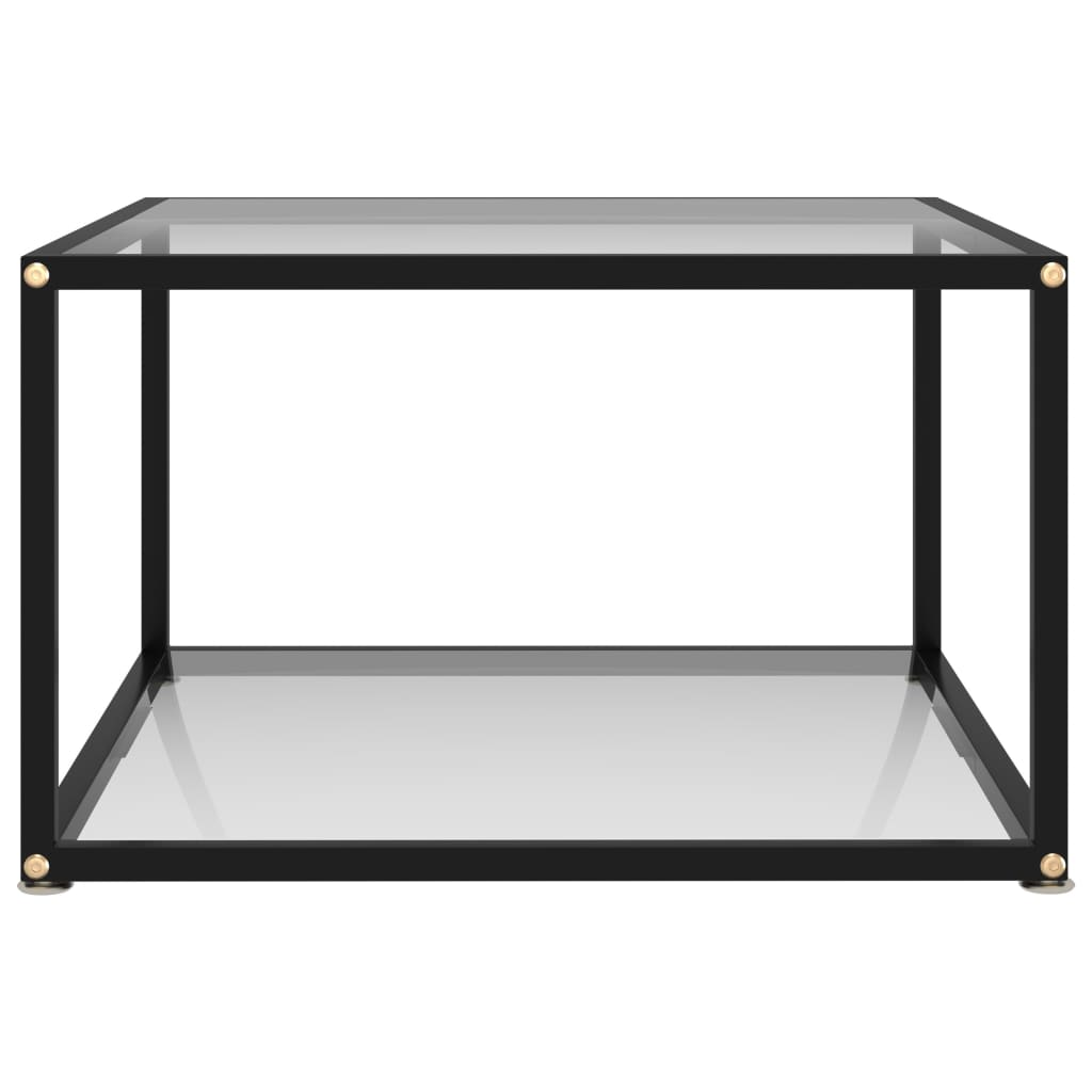 Soffbord DIV. transparent 60x60x35 cm härdat glas
