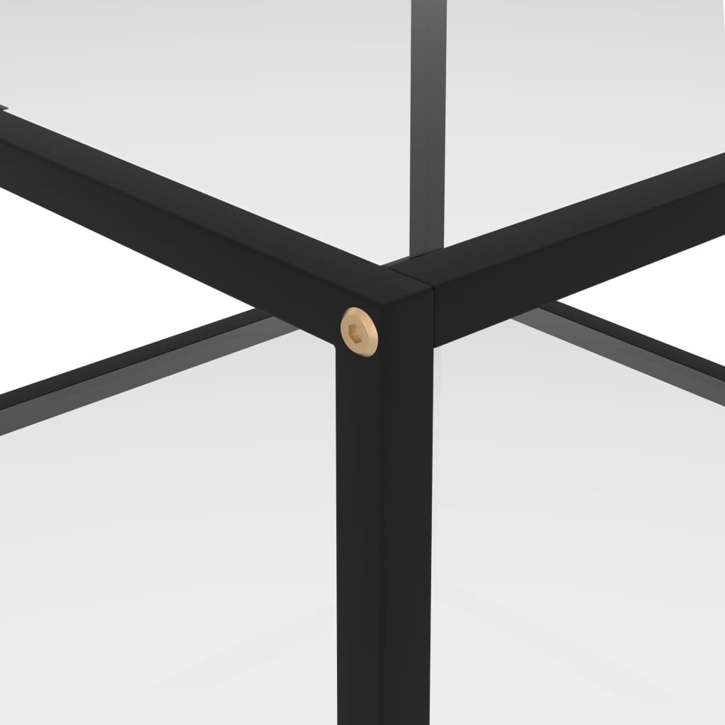 Soffbord DIV. transparent 60x60x35 cm härdat glas