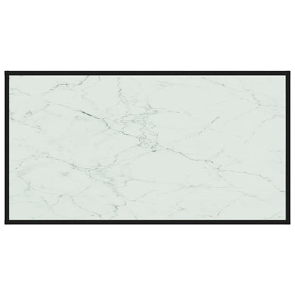 Soffbord Vit 120x60x35 cm härdat glas