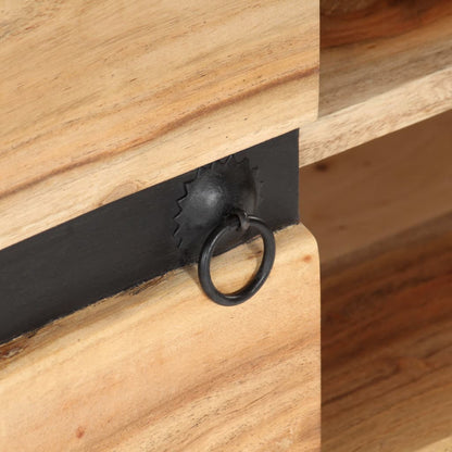 Skänk Trä 120x30x75 cm massivt akaciaträ