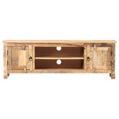 TV-bänk 120x30x40 cm grovt mangoträ