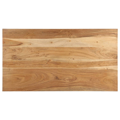 Soffbord Trä 110x60x35 cm massivt akaciaträ