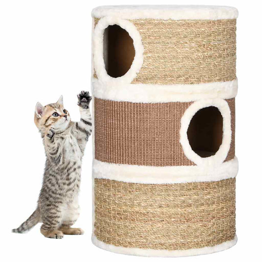 Kattmöbel Klösträd klöstunna 60 cm sjögräs