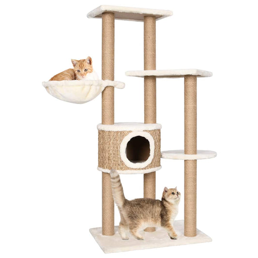 Kattmöbel Klösträd med klöspelare 126 cm sjögräs