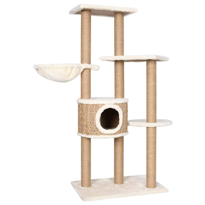 Kattmöbel Klösträd med klöspelare 126 cm sjögräs
