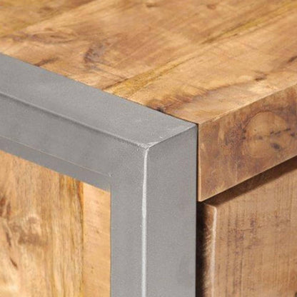 Skänk Trä 60x35x72 cm grovt mangoträ