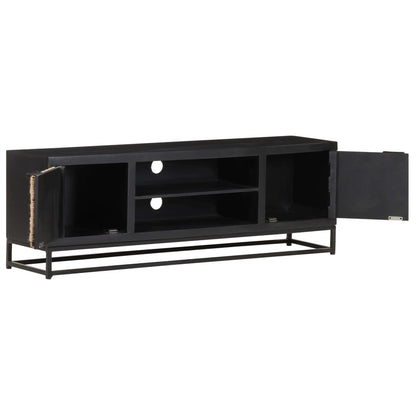 TV-bänk 120x30x40 cm massivt mangoträ
