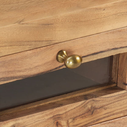 TV-Möbel Trä TV-Bänk 110x30x40 cm massiv akacia