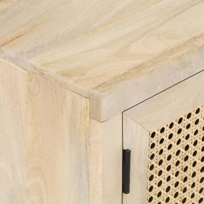 TV-Möbel Trä TV-Bänk 120x30x40 cm massivt mangoträ naturlig rotting