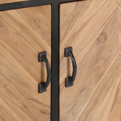 Skänk Trä 120x30x75 cm massivt akaciaträ