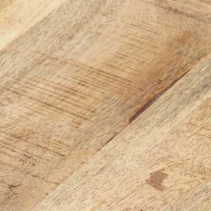 Soffbord Grå 68x68x30 cm massivt mangoträ