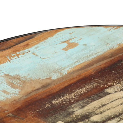 Soffbord Svart 68x68x36 cm massivt återvunnet trä