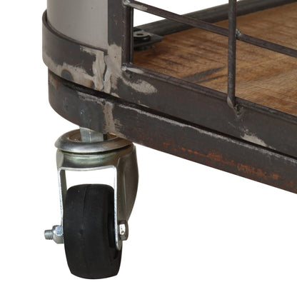 Soffbord Trä 100x50x35 cm massivt mangoträ