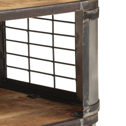 Soffbord Trä 100x50x35 cm massivt mangoträ