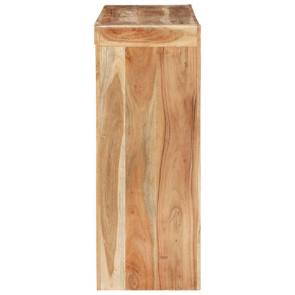 Avlastningsbord Konsollbord Trä 120x30x76 cm massivt akaciaträ