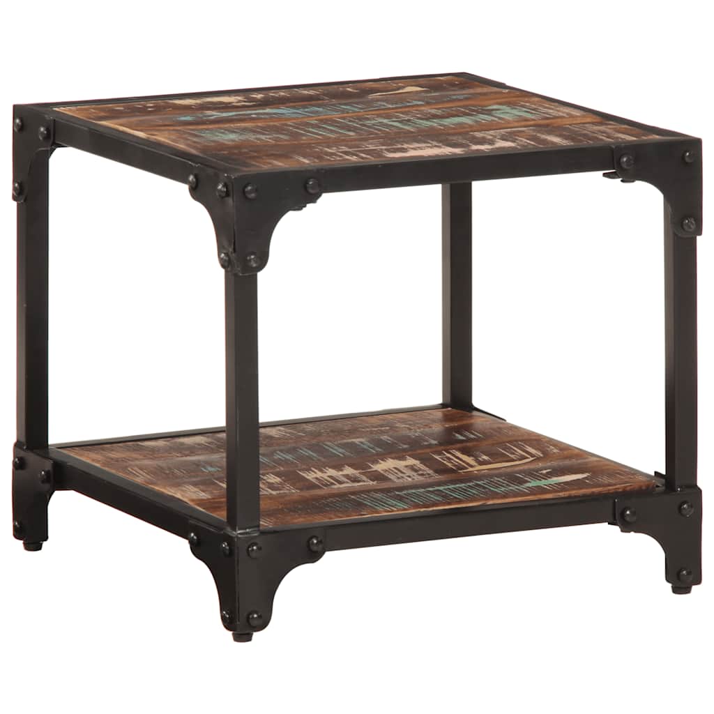 Soffbord Trä 40x40x36 cm massivt återvunnet trä