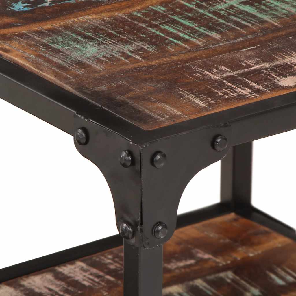 Soffbord Trä 40x40x36 cm massivt återvunnet trä