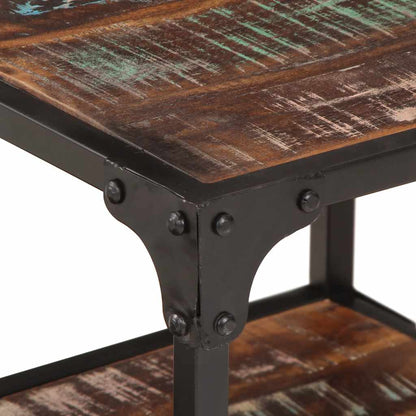 Soffbord Trä 40x40x36 cm massivt återvunnet trä