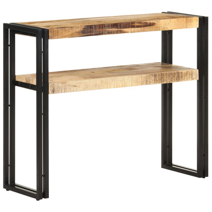 Avlastningsbord Konsollbord Trä 90x30x75 cm grovt mangoträ