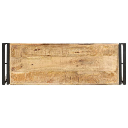 Avlastningsbord Konsollbord Trä 90x30x75 cm grovt mangoträ