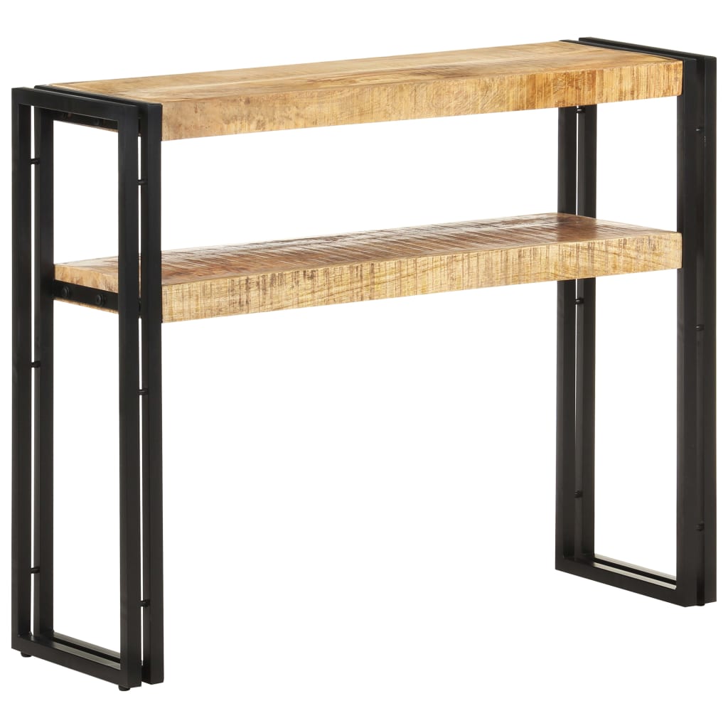 Avlastningsbord Konsollbord Trä 90x30x75 cm grovt mangoträ