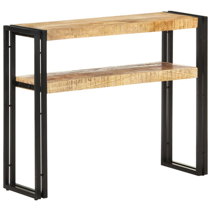 Avlastningsbord Konsollbord Trä 90x30x75 cm grovt mangoträ