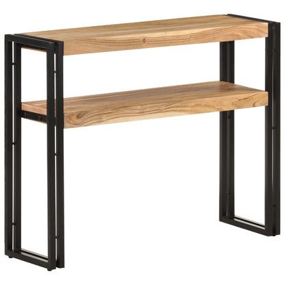 Avlastningsbord Konsollbord Trä 90x30x75 cm massivt akaciaträ