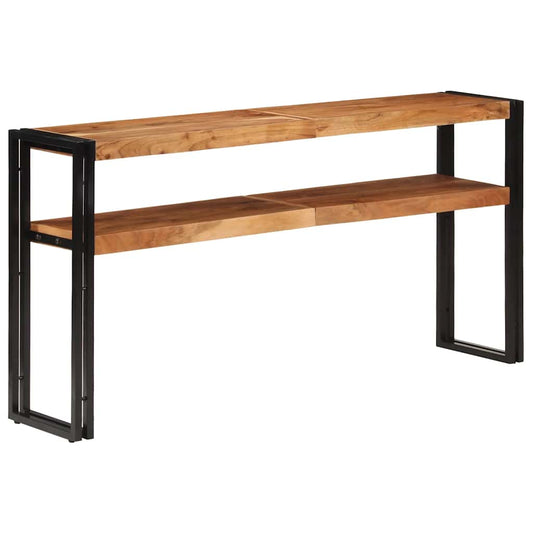 Avlastningsbord Konsollbord Trä 150x30x75 cm massivt akaciaträ