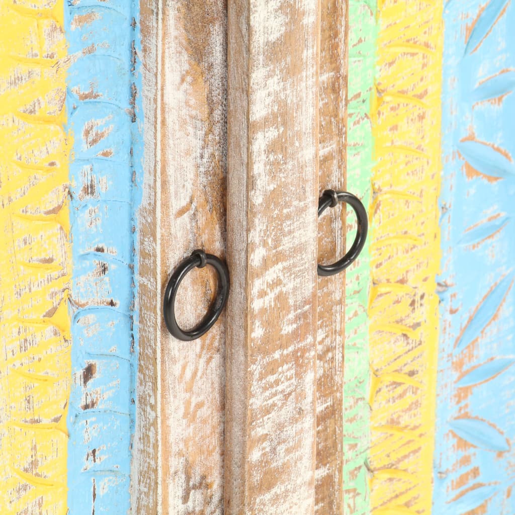 Skänk Trä 61x35x76 cm grovt akaciaträ