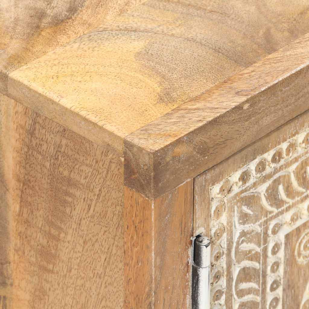 Soffbord 90x50x35 cm massivt mangoträ