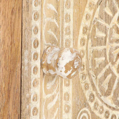 Soffbord 90x50x35 cm massivt mangoträ